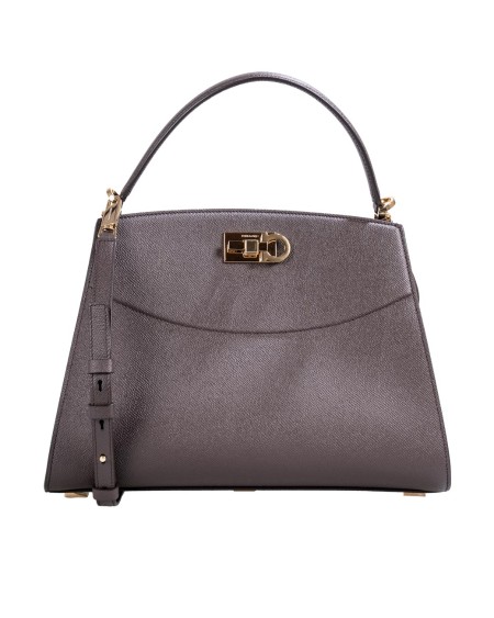 Shop SALVATORE FERRAGAMO  Borsa: Salvatore Ferragamo borsa "Studio Box".
Da indossare a mano o cross body grazie alla tracollina regolabile e rimovibile in pelle.
A) Altezza 24.0 CM  B) Lunghezza 31.5 CM  C) Profondità 14.0 CM
Luce tracolla: 50 cm.
Luce manico: 12 cm.
Composizione: 100% Pelle.
Made In ITALY. 21A169-786097